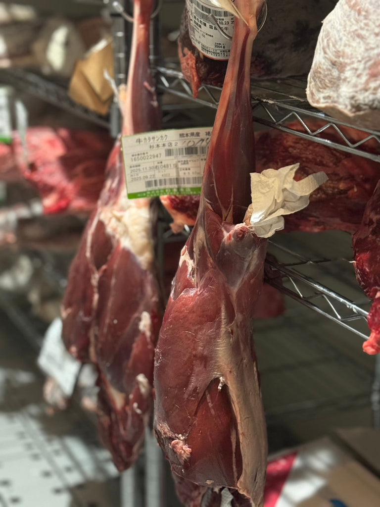 シカの熟成開始